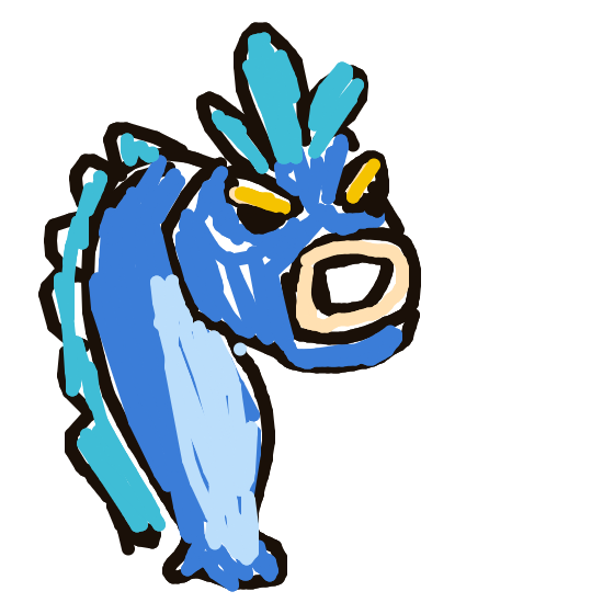 nayareally's drawing of Gyarados — Pokémon sketch on Sketchdex