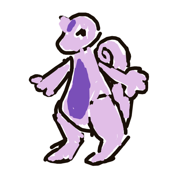 nayareally's drawing of Mewtwo — Pokémon sketch on Sketchdex
