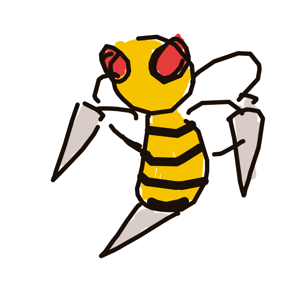 nayareally's drawing of Beedrill — Pokémon sketch on Sketchdex