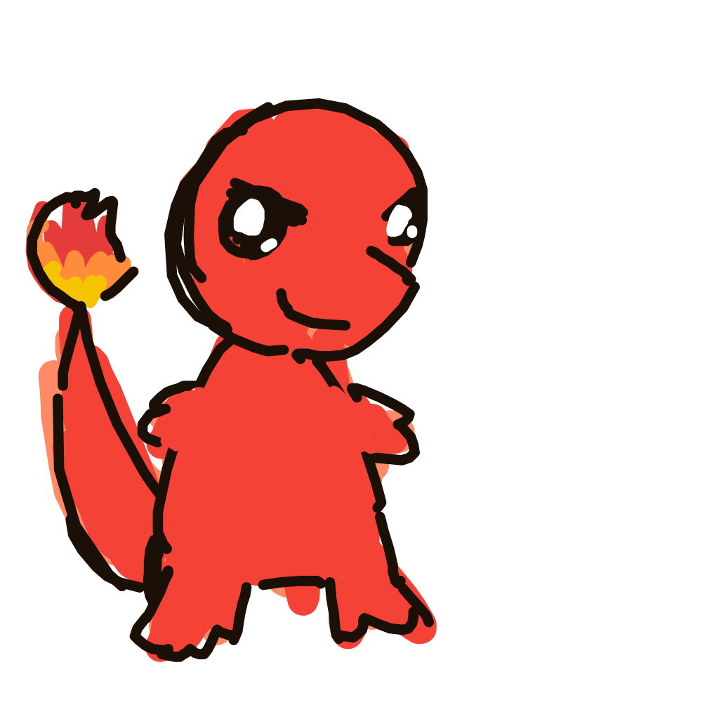 nayareally's drawing of Charmeleon — Pokémon sketch on Sketchdex