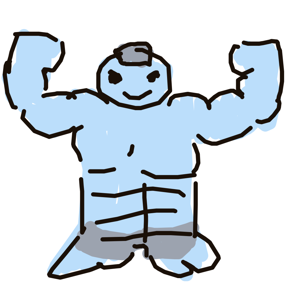 nayareally's drawing of Machoke — Pokémon sketch on Sketchdex