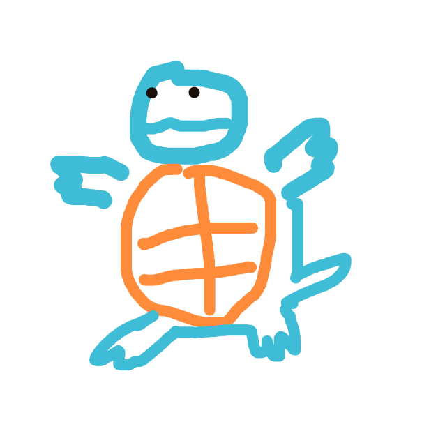 jenuine's drawing of Squirtle — Pokémon sketch on Sketchdex