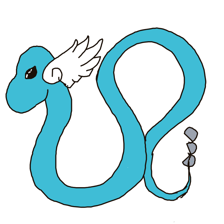 SwiftVaporeon406's drawing of Dragonair — Pokémon sketch on Sketchdex